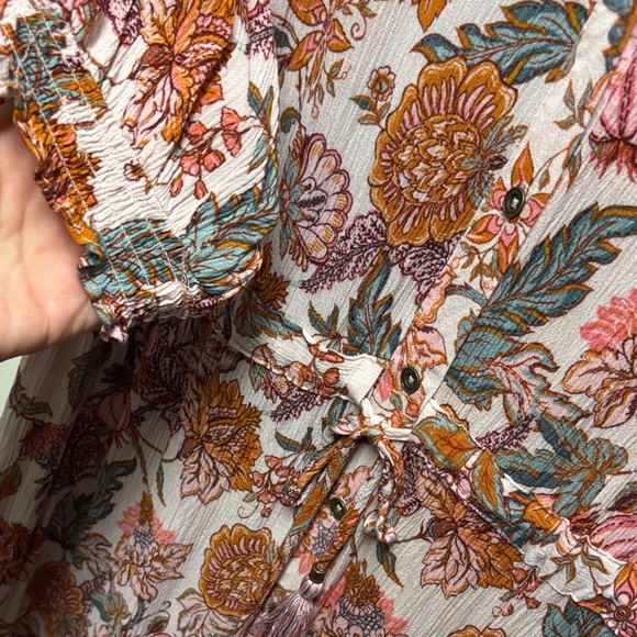 Knox Rose Orange and Pink Floral Maxi Dress - Picture 4 of 4